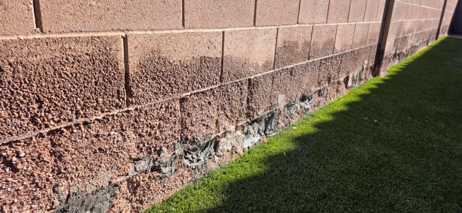 Wall Repair — before